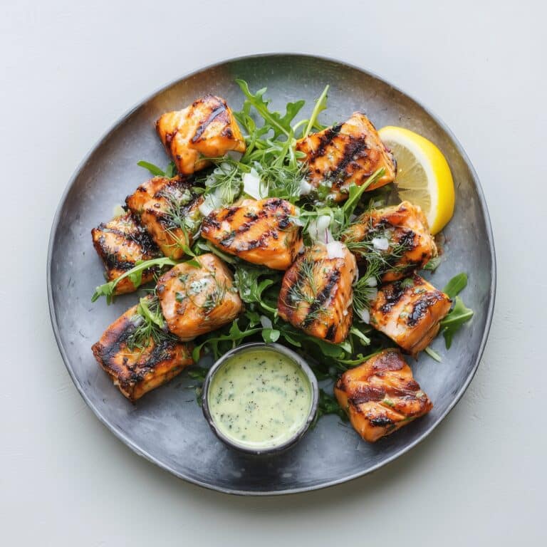 Grilled Salmon Salad Recipe