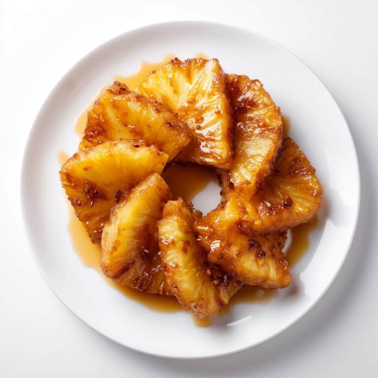 Grilled Pineapple with Brown Sugar and Butter Recipe