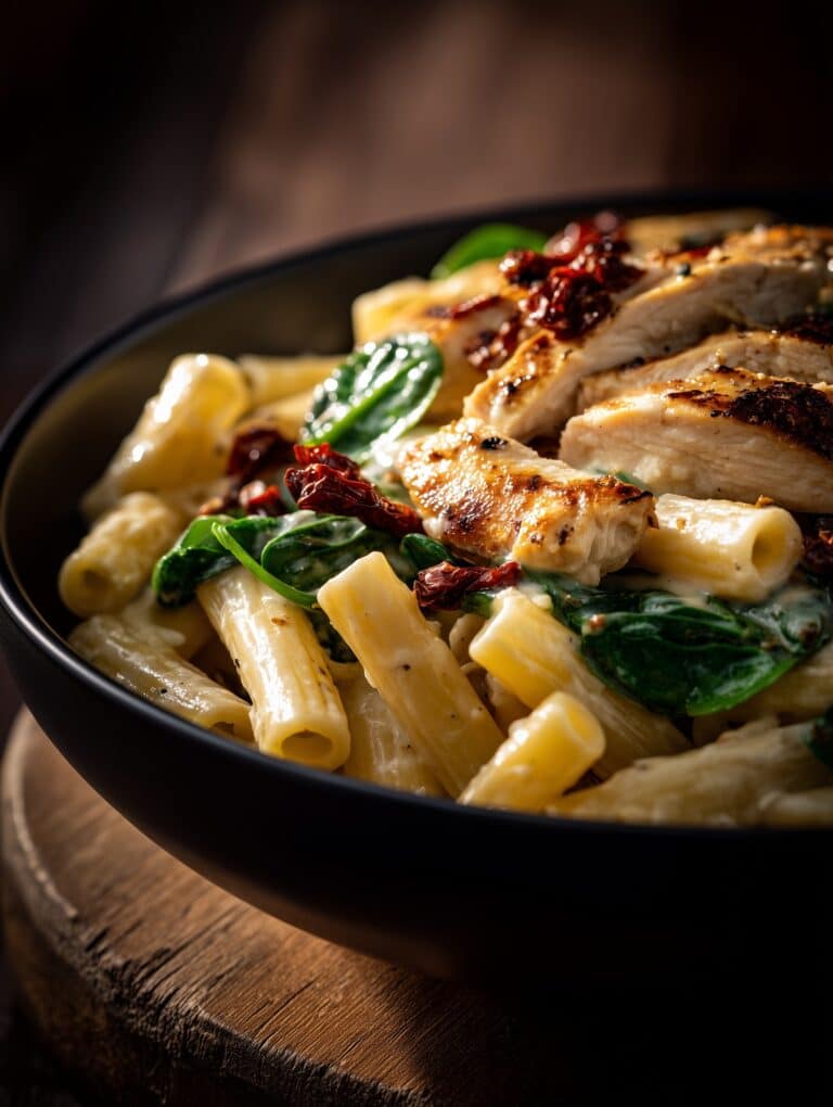 Feta Cranberry Rigatoni Salad with Lemon Vinaigrette Recipe