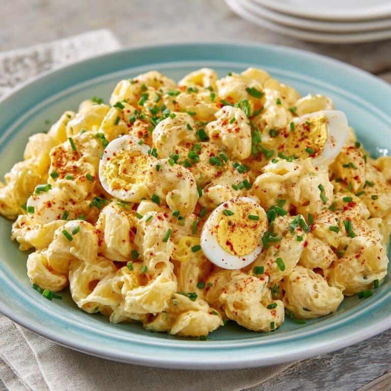 Creamy Deviled Egg Pasta Salad Recipe