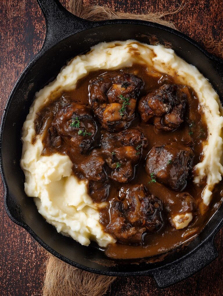 Tender Beef Short Ribs Braised in Dutch Oven Recipe