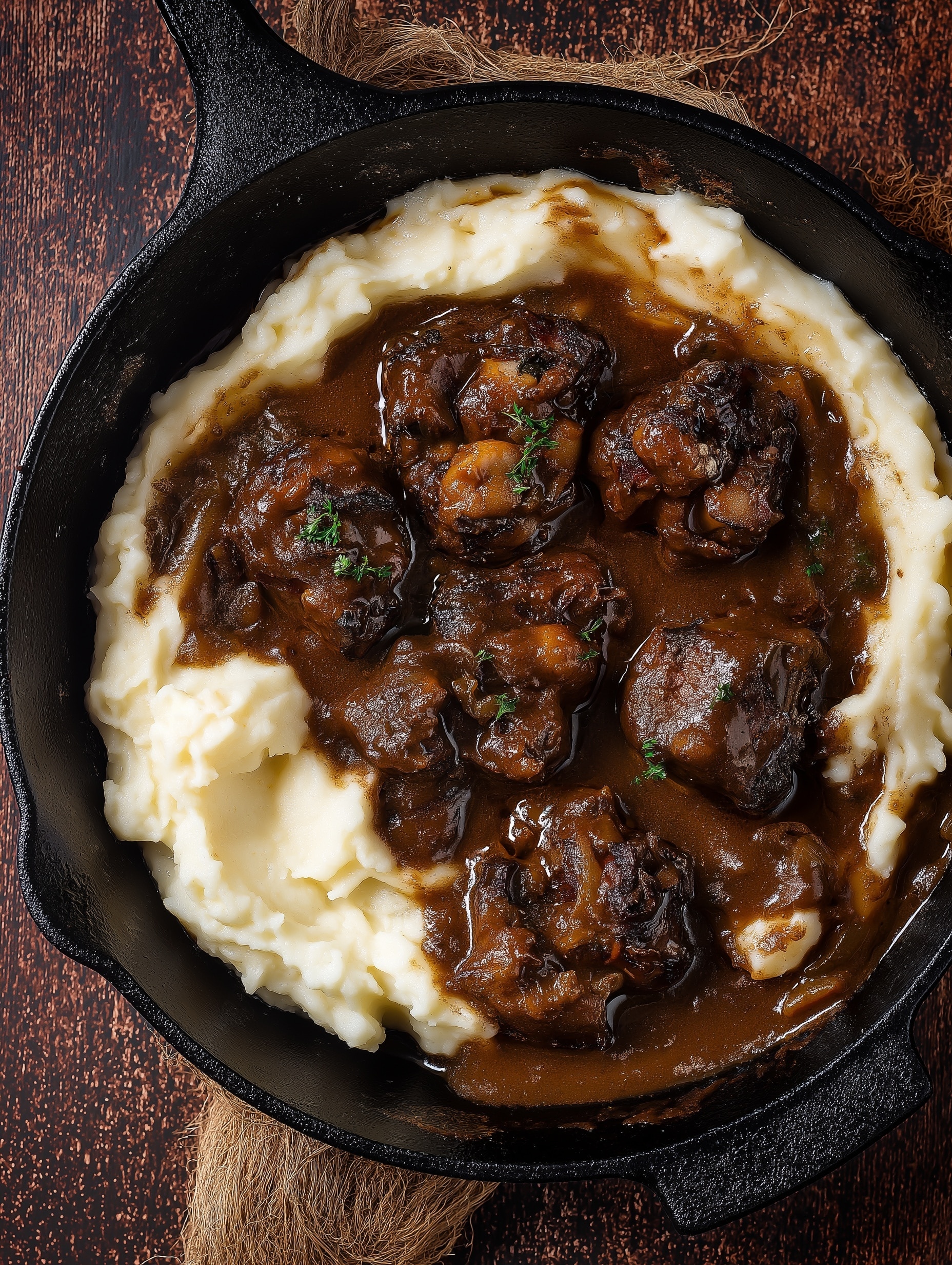 Tender Beef Short Ribs Braised in Dutch Oven Recipe - Recipe Image