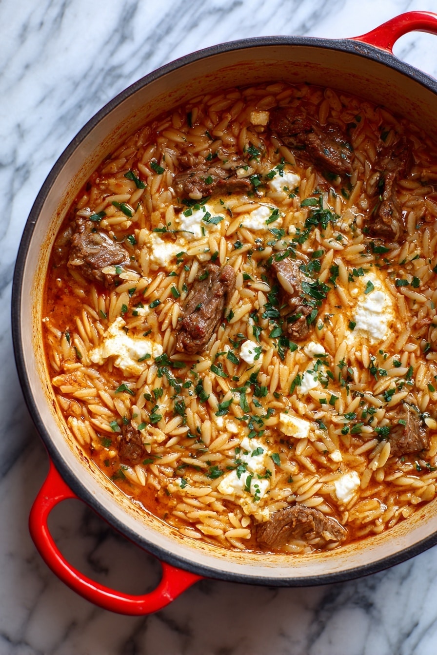 Marsala Chicken Orzo Recipe - Recipe Image