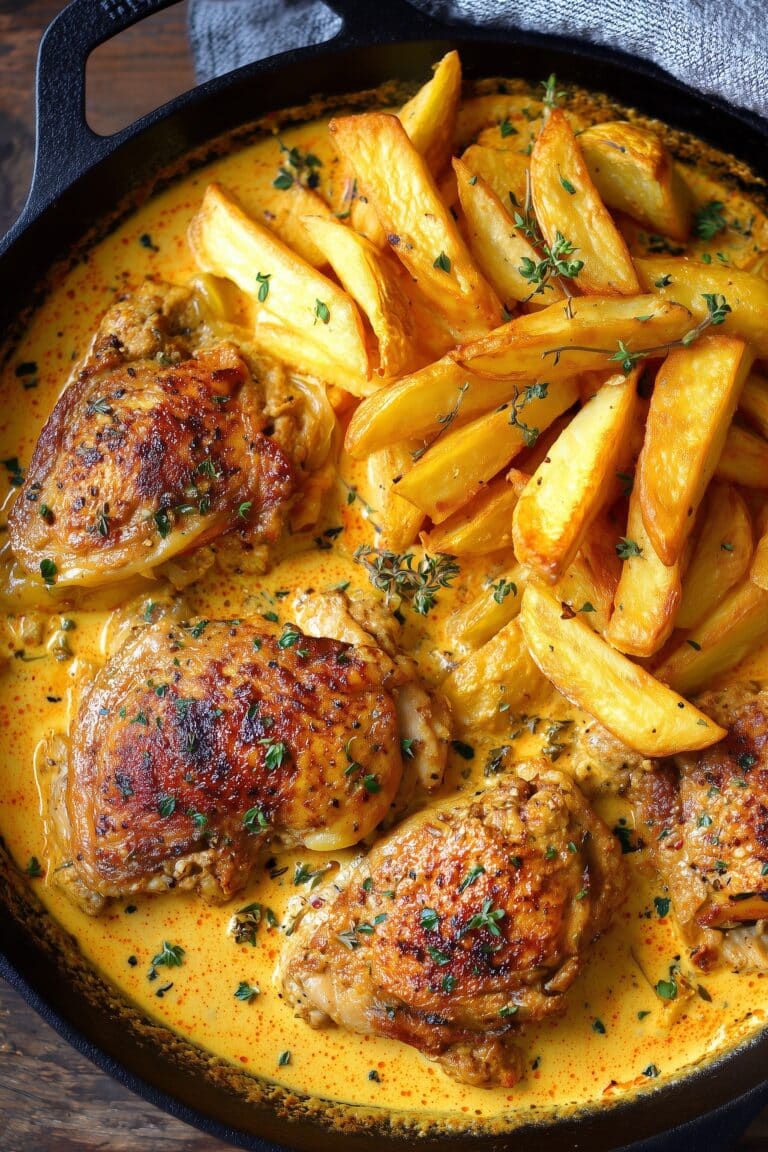 Creamy Boursin Chicken and Potatoes Recipe