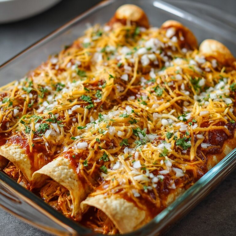 Low-Carb White Chicken Enchiladas Recipe