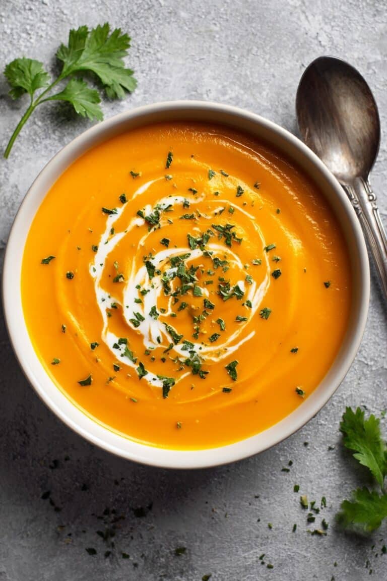Creamy Roasted Carrot Soup Recipe