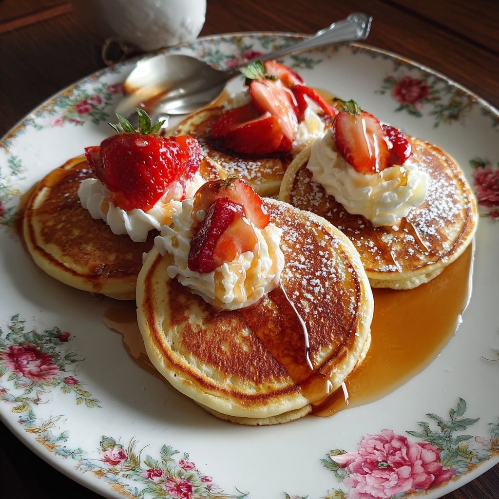Sweet Strawberry Pancakes Recipe - Recipe Image