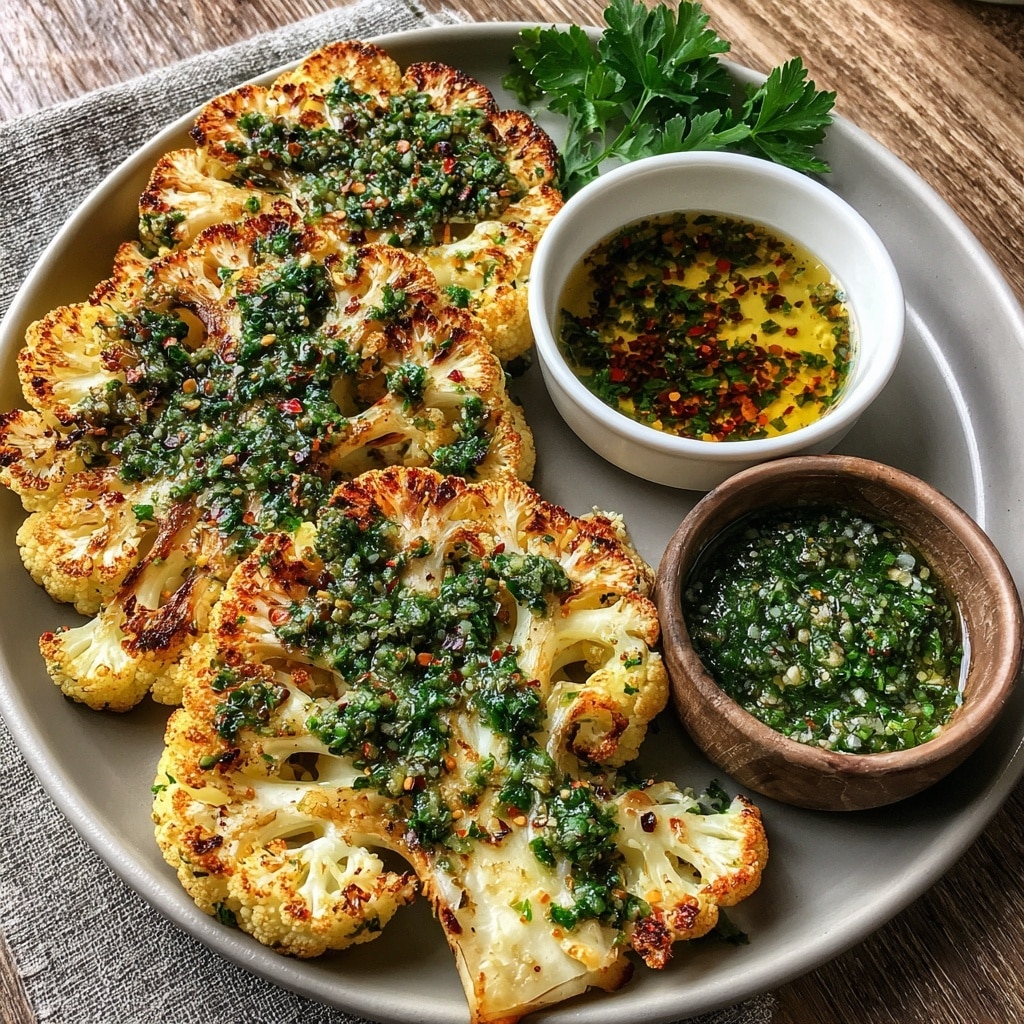Grilled Cauliflower Steaks Recipe - Recipe Image