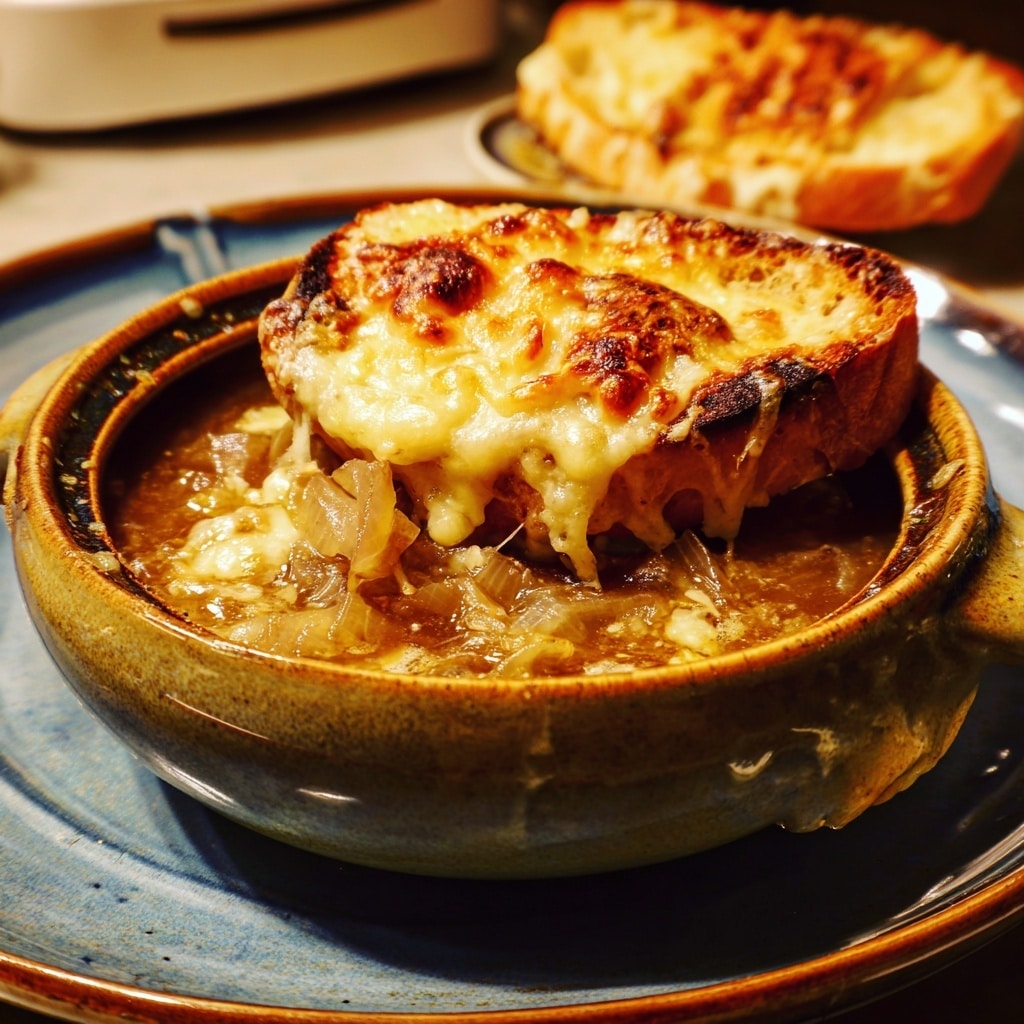 French Onion Beef Short Rib Soup Recipe - Recipe Image