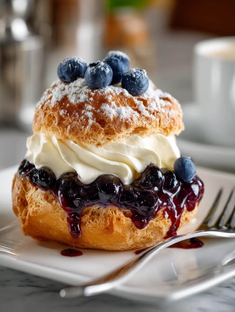 Blueberry Cake Donuts Recipe