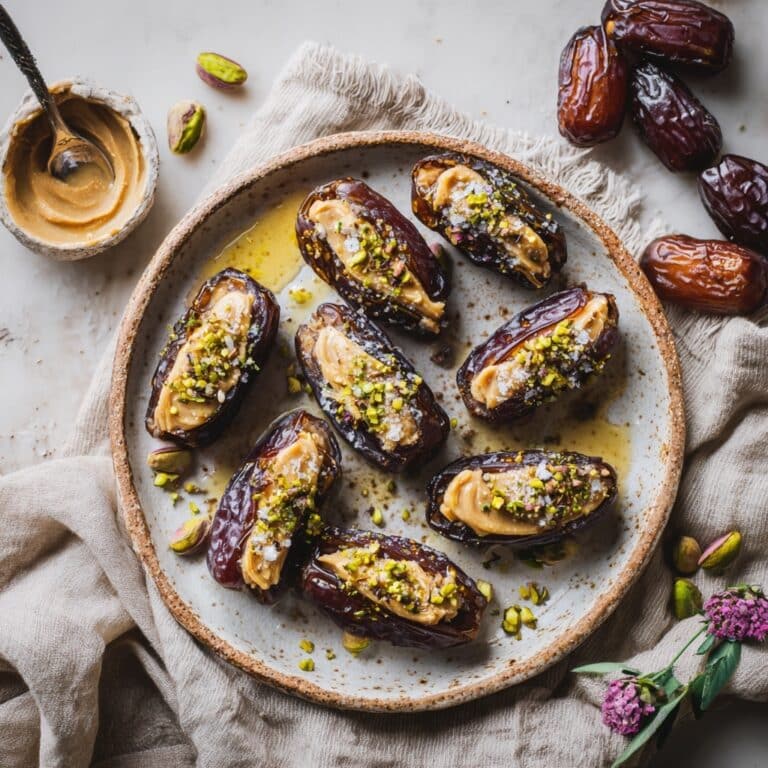 Air Fryer Brie Stuffed Dates with Bacon Recipe