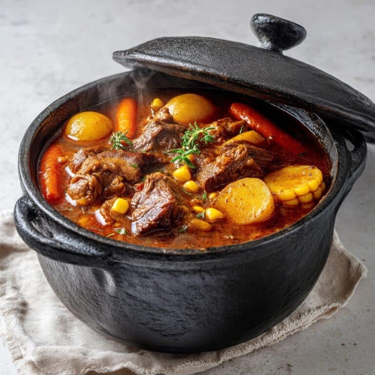 Hearty Dutch Oven Meat and Vegetable Stew Recipe