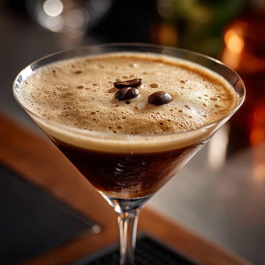 Peppermint Mocha Espresso Martini Recipe - Recipe Image