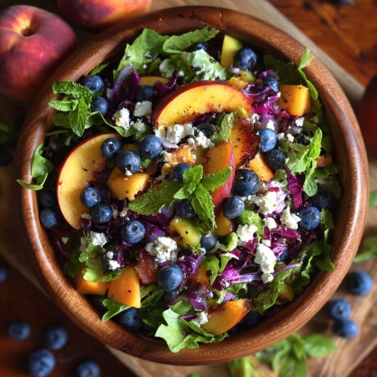 Refreshing Summer Peach Fruit Salad Recipe