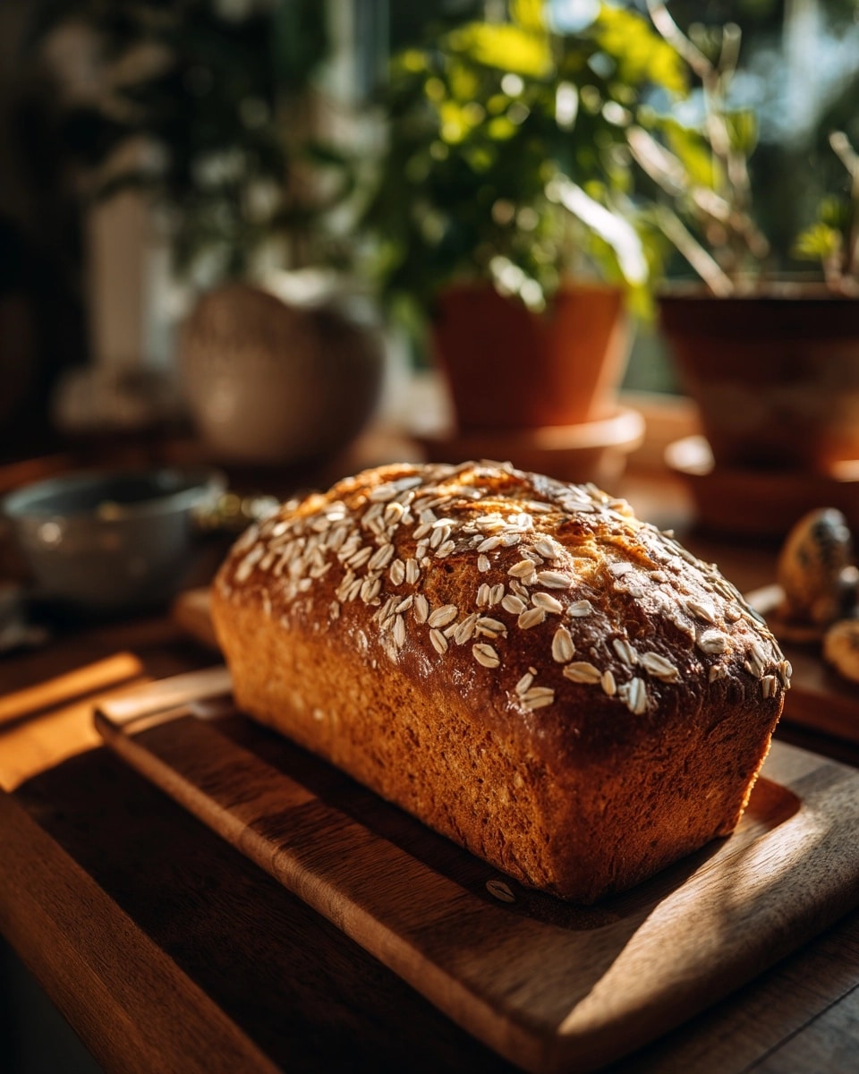 Sweet Honey Oat Bread Recipe - Recipe Image