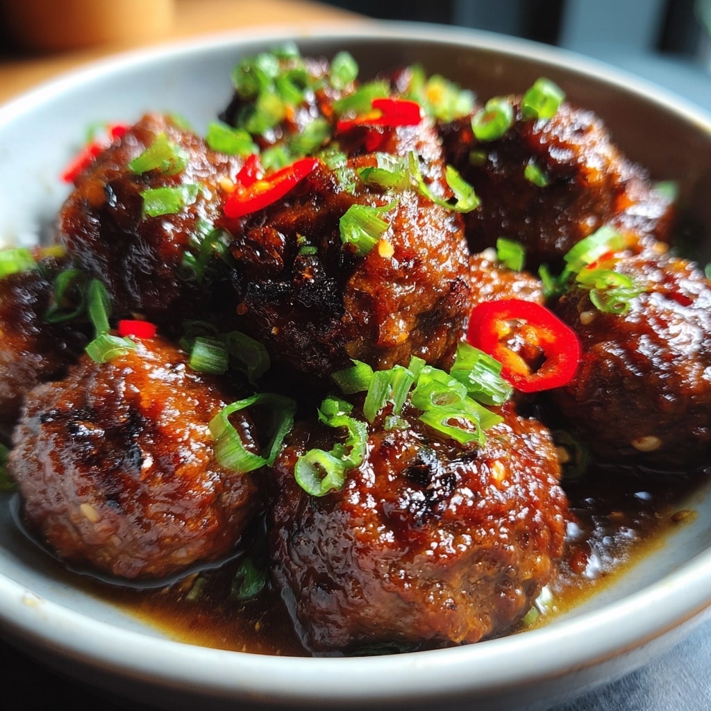 Honey Buffalo Crockpot Meatballs Recipe - Recipe Image