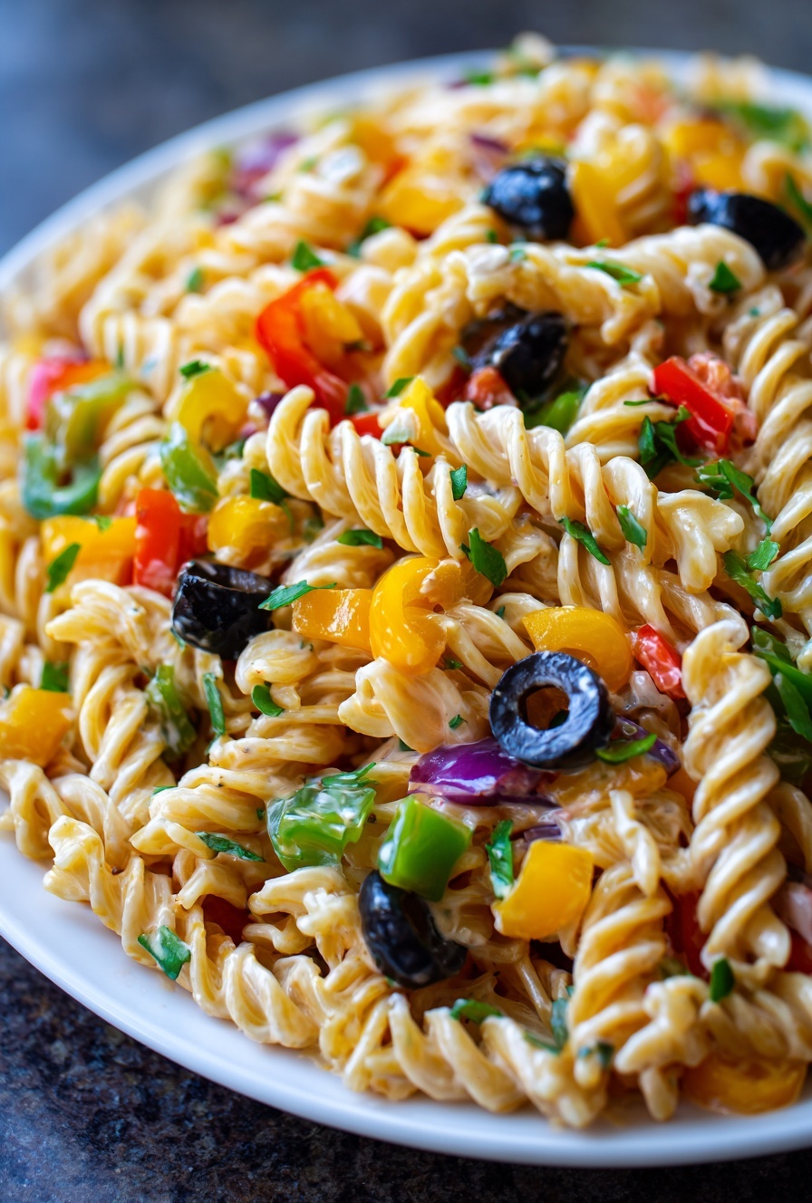 Italian Antipasto Pasta Salad Recipe - Recipe Image