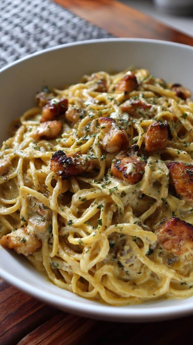 Blackened Cajun Chicken Alfredo Recipe