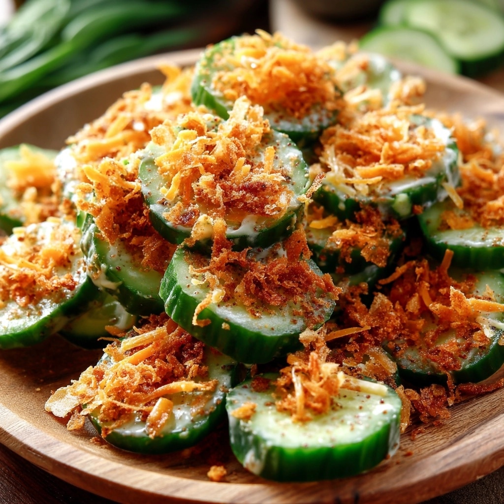 Cucumber Snack with Cream Cheese and Seasoning Recipe - Recipe Image