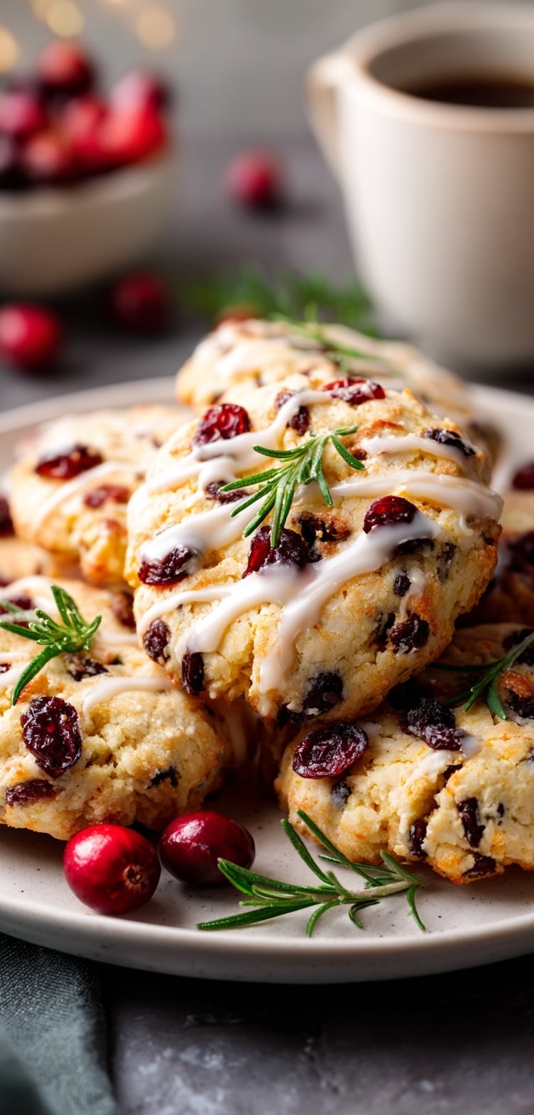 Cranberry Orange Christmas Cookies Recipe - Recipe Image