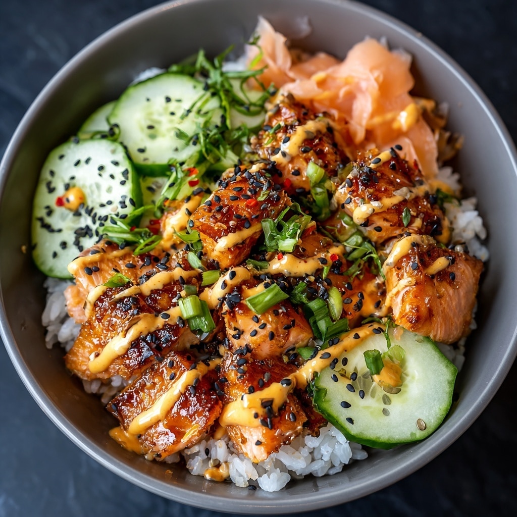 Teriyaki Salmon Sushi Bake Recipe - Recipe Image