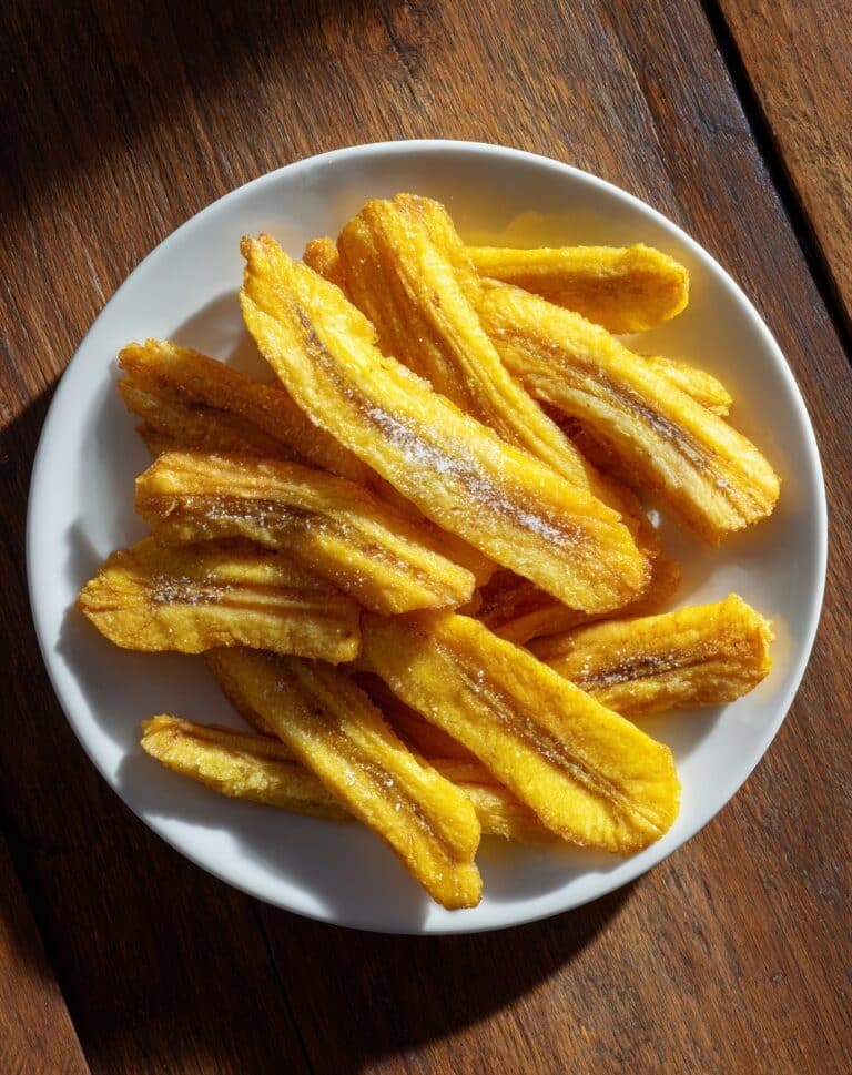 Crispy Air-Fried Banana with Cinnamon and Sugar Recipe