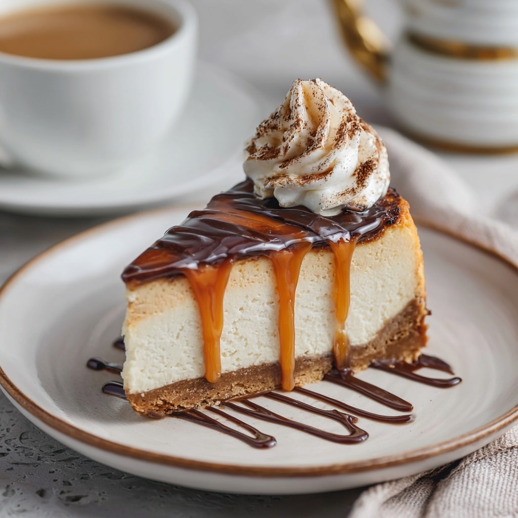 Boston Cream Pie Cheesecake Recipe - Recipe Image