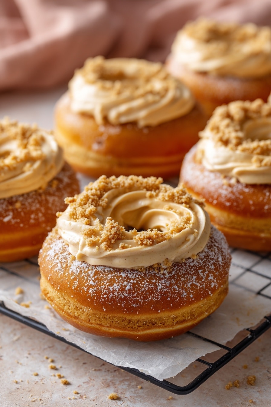 Churro Cheesecake Donut Cookies Recipe - Recipe Image