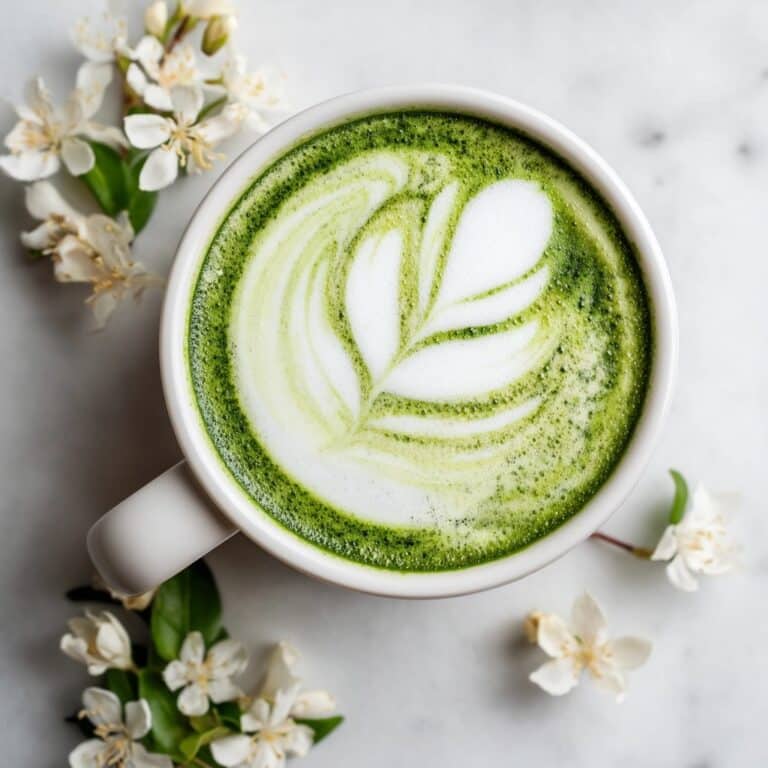 Creamy Hot Matcha Latte Recipe