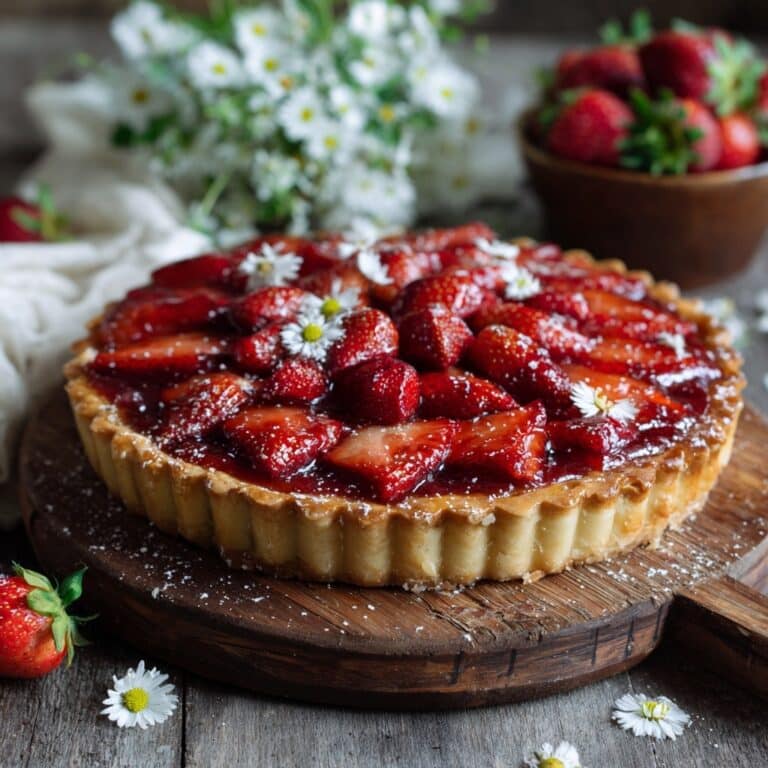 Strawberry Rhubarb Tart Recipe
