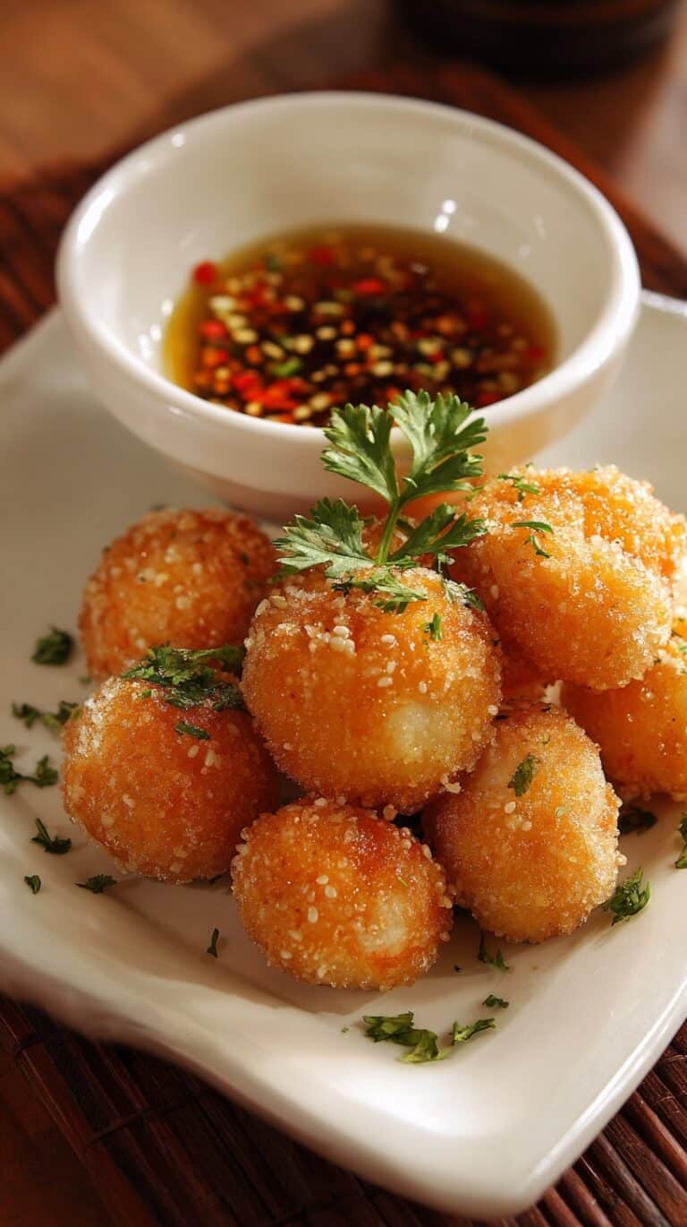 Crispy Fried Goat Cheese Balls Recipe