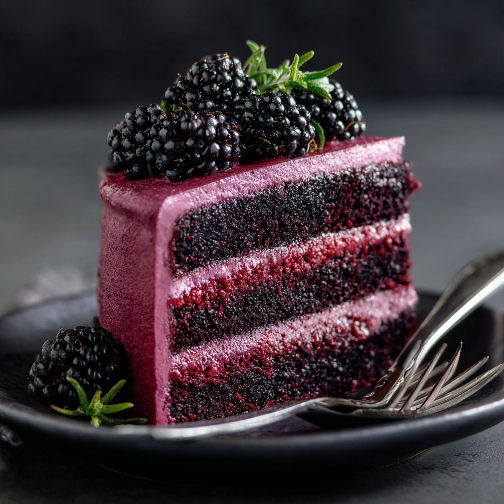 Bourbon Blackberry Cake Recipe - Recipe Image