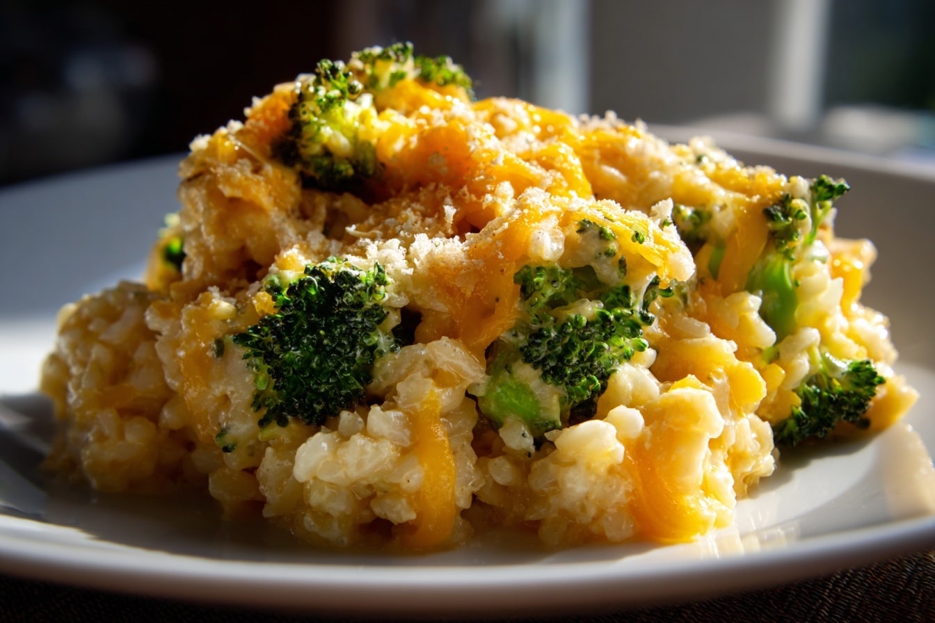Creamy Chicken Broccoli Cheddar Bake Recipe - Recipe Image