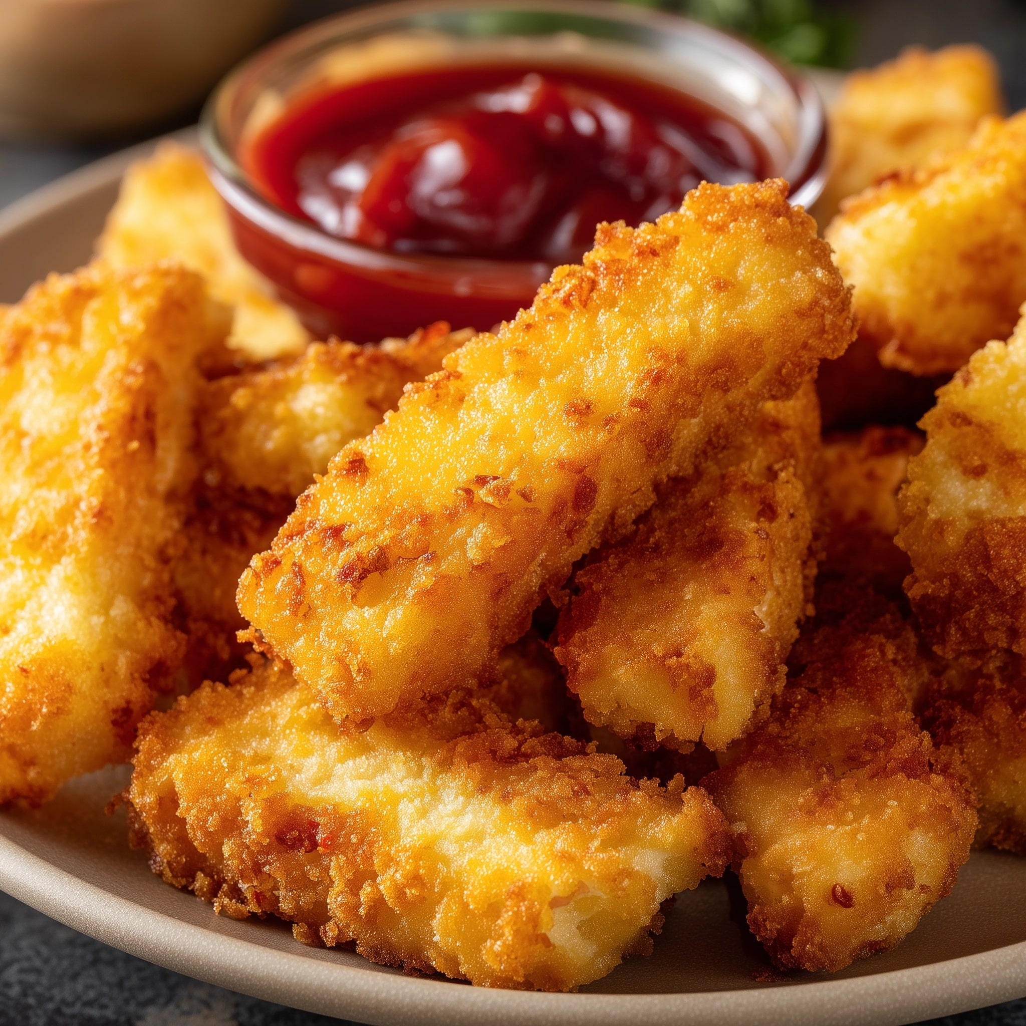 Crunchy Chicken Taco Fingers Recipe - Recipe Image