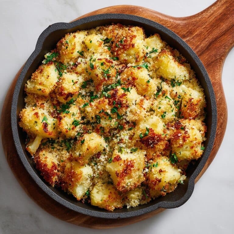 Baked Cheddar Cauliflower Recipe