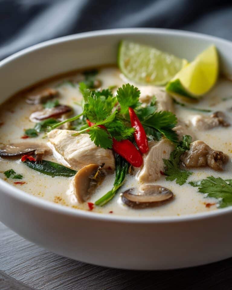 Crockpot Thai Coconut Chicken Soup Recipe