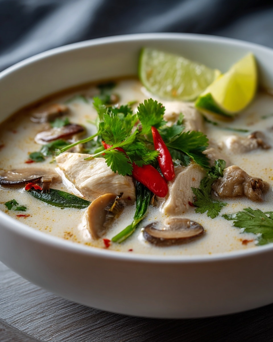 Crockpot Thai Coconut Chicken Soup Recipe - Recipe Image