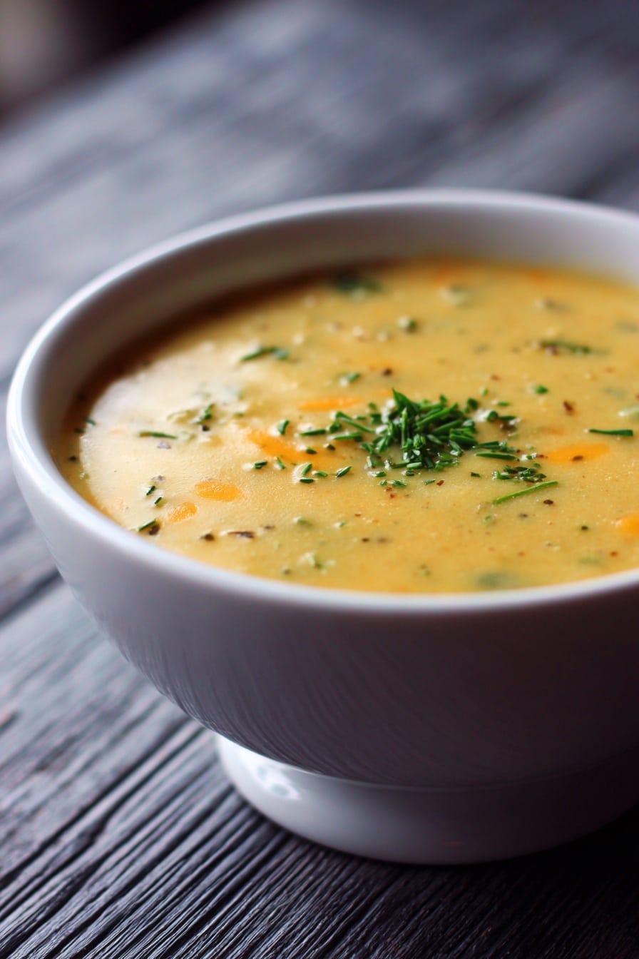 Creamy Apple Cheddar Soup Recipe - Recipe Image