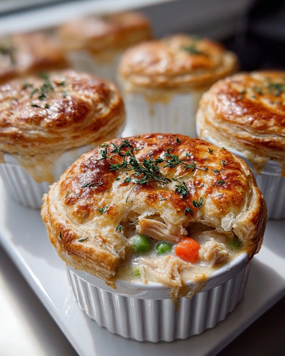 Roasted Autumn Vegetable Pot Pies Recipe - Recipe Image
