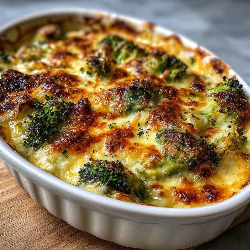 Loaded Cauliflower Broccoli Casserole Recipe - Recipe Image