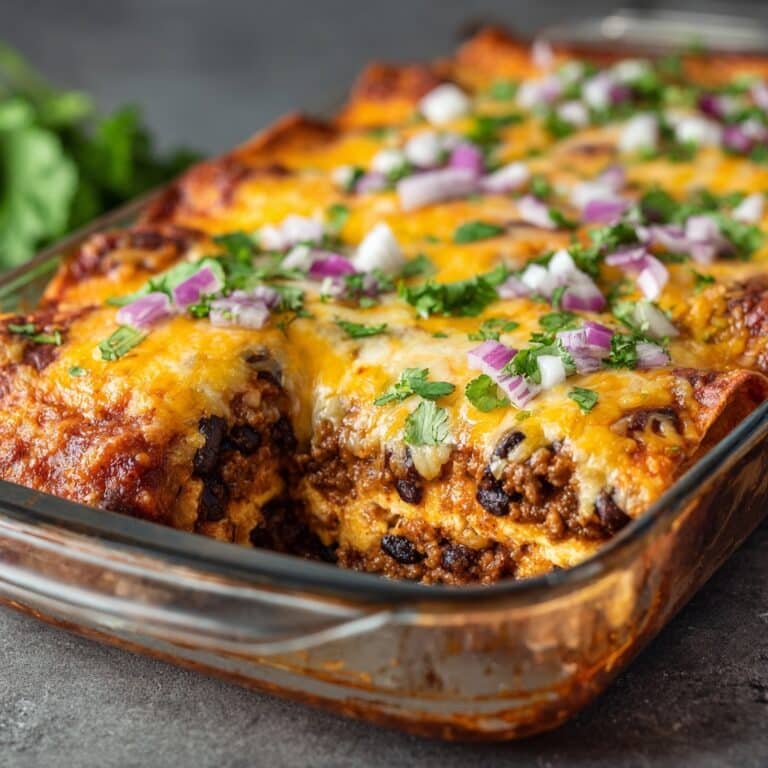 Shredded Chicken Enchilada Casserole Recipe