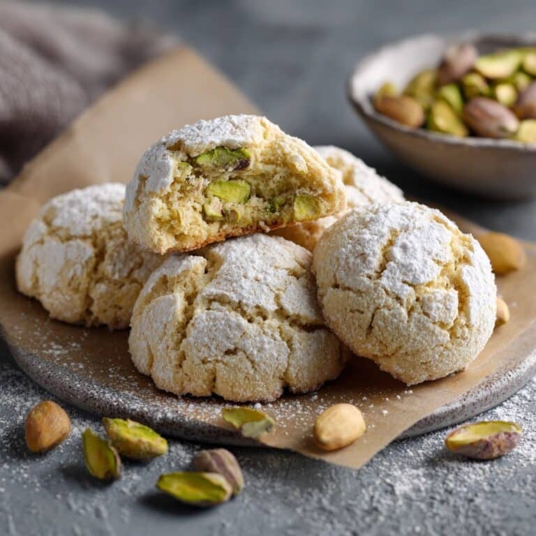 Pistachio Wedding Cookies Recipe
