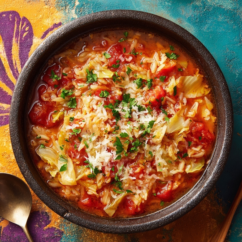 Garlicky Cabbage Soup Recipe - Recipe Image