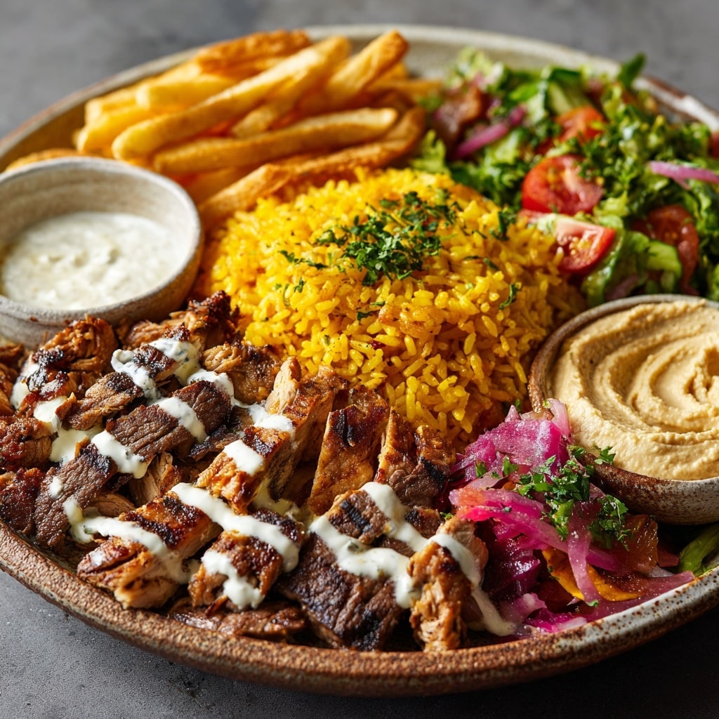 Shawarma Chicken Bowls with Lemon Sauce Recipe - Recipe Image