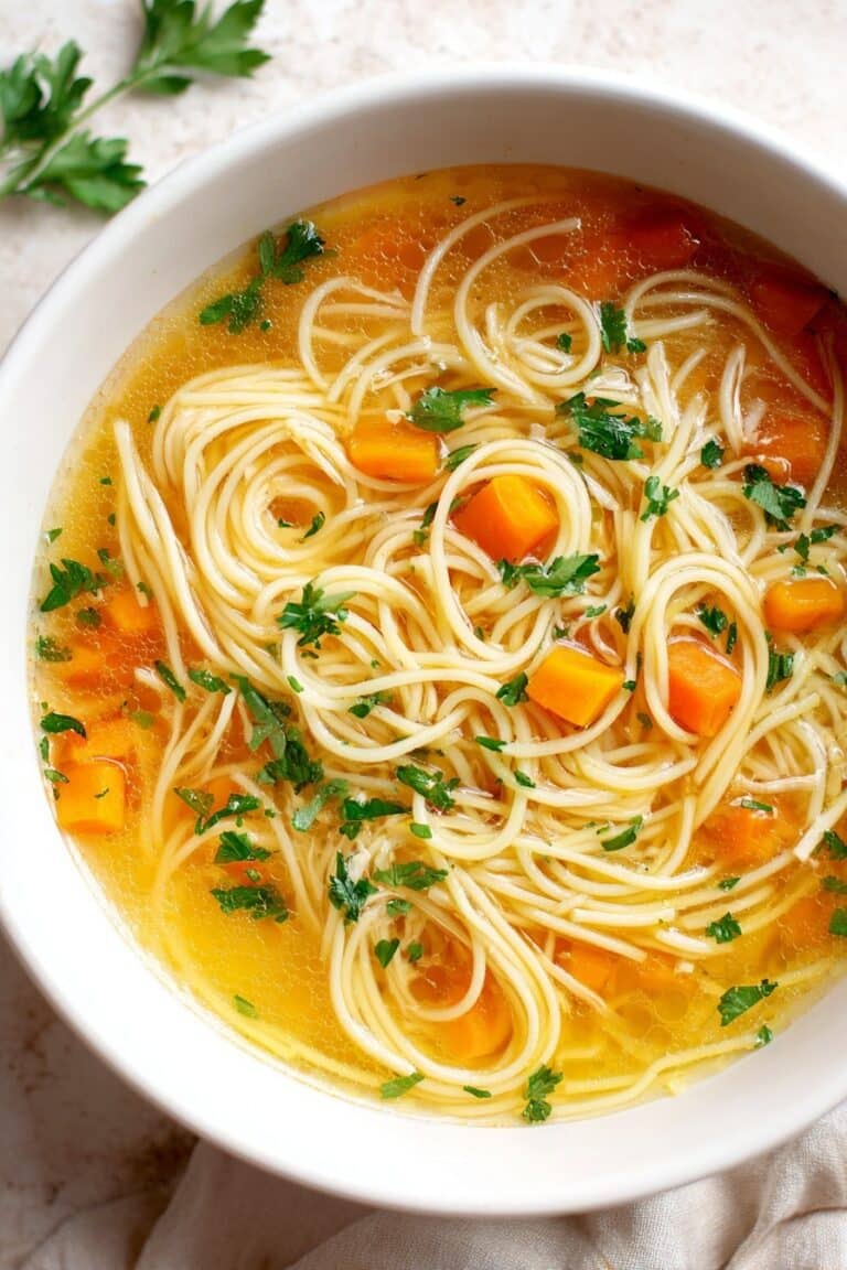 Persian Noodle Soup with Herbs and Beans Recipe