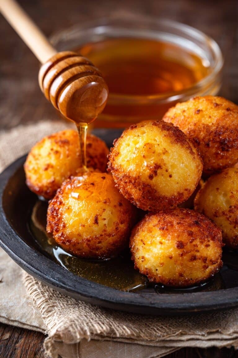 Honey Butter Cornbread Poppers Recipe