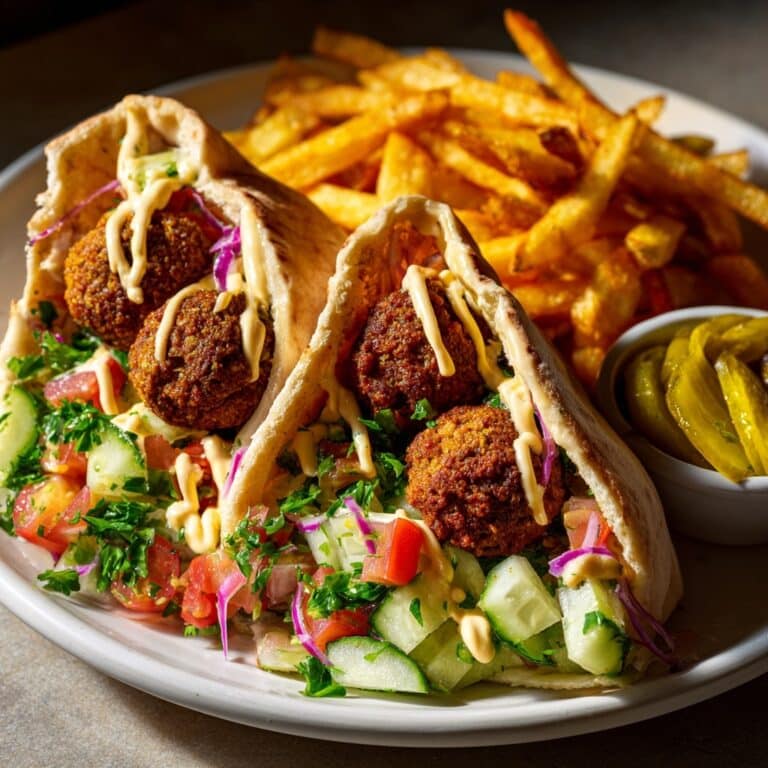 Lamb & Chickpea Fritter Wraps Recipe