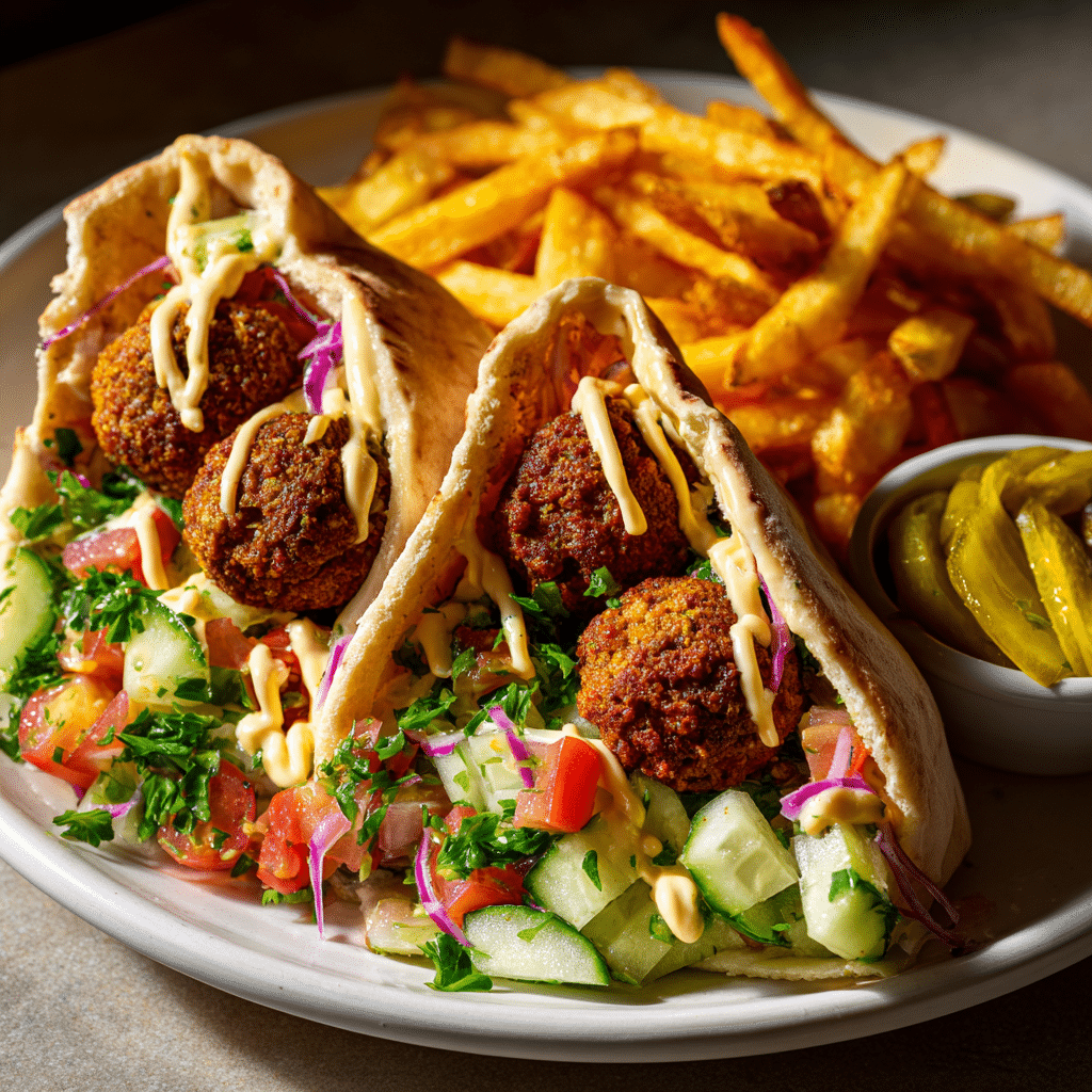 Lamb & Chickpea Fritter Wraps Recipe - Recipe Image