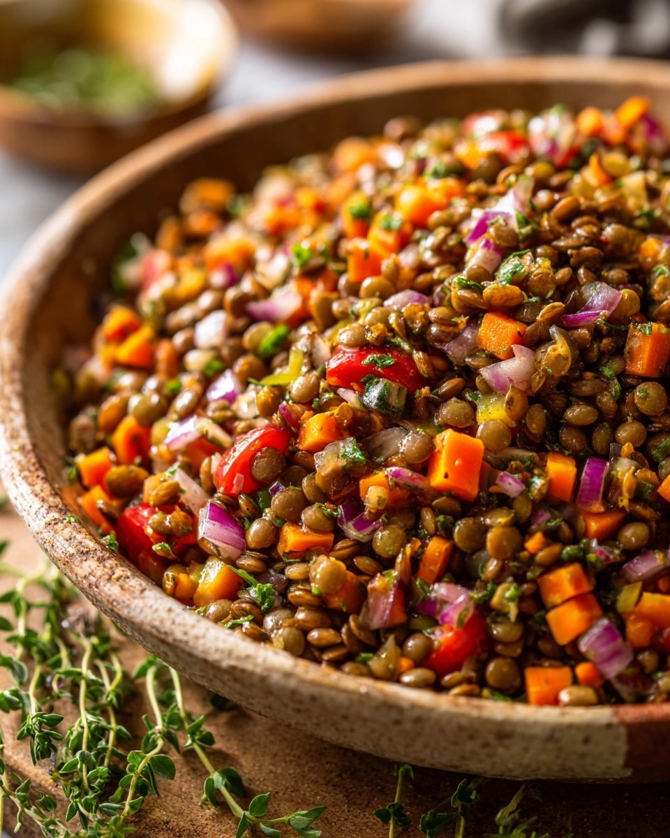 Spicy Roast Veg & Lentils Recipe - Recipe Image