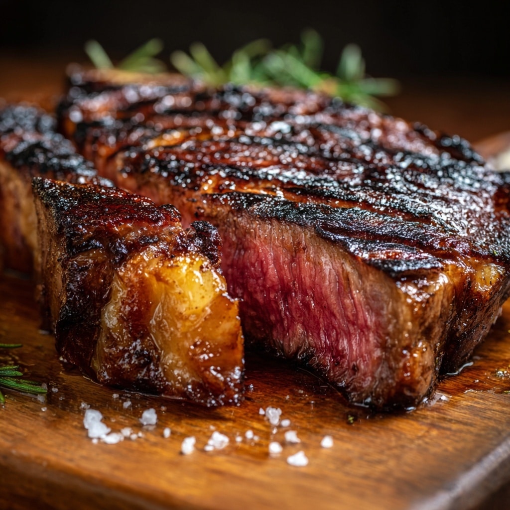 Juicy Grilled Tomahawk Steak with Simple Seasonings Recipe - Recipe Image